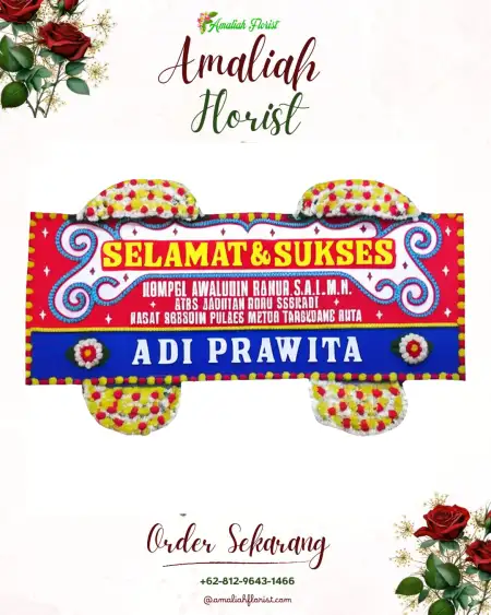 Papan Bunga Ucapan Selamat Munder